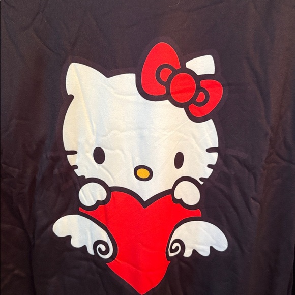 Hello Kitty Black and Red long sleeve Pajama Set - Picture 3 of 5